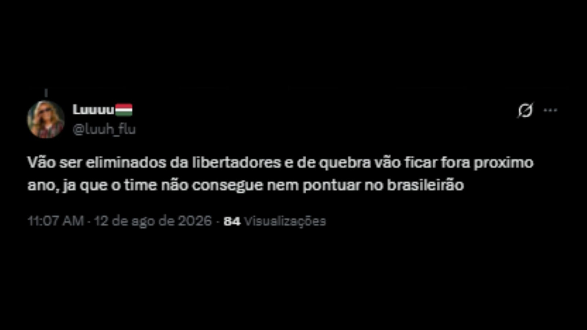 Torcedores do Fluminense pedindo demissão de Luis Zubeldía por meio das redes sociais - Reprodução/X @luuh_flu