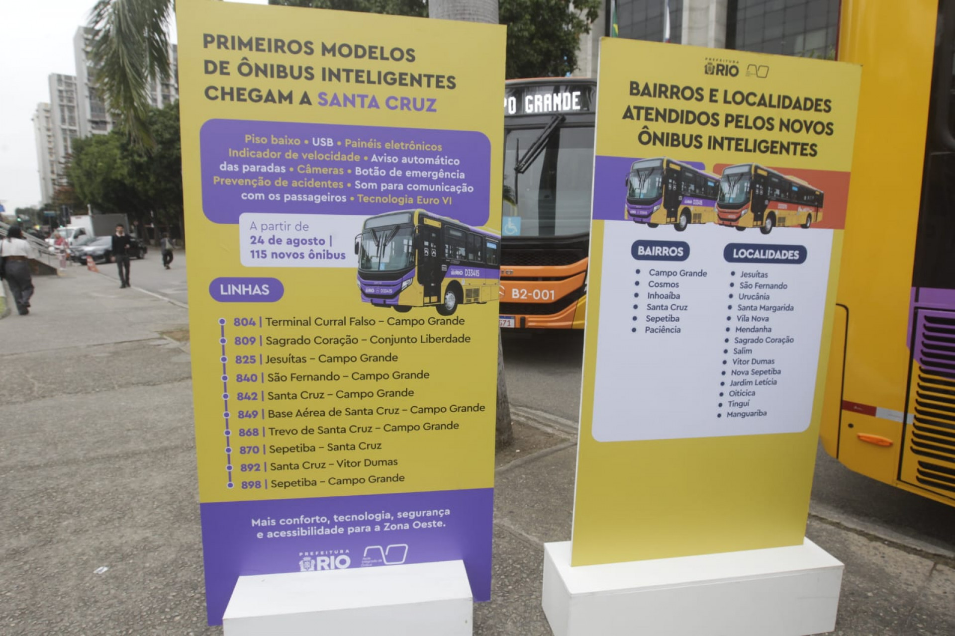 Ônibus de piso baixo facilita o embarque e desembarque de pessoas com deficiência - Reginaldo Pimenta/Agência O DIA