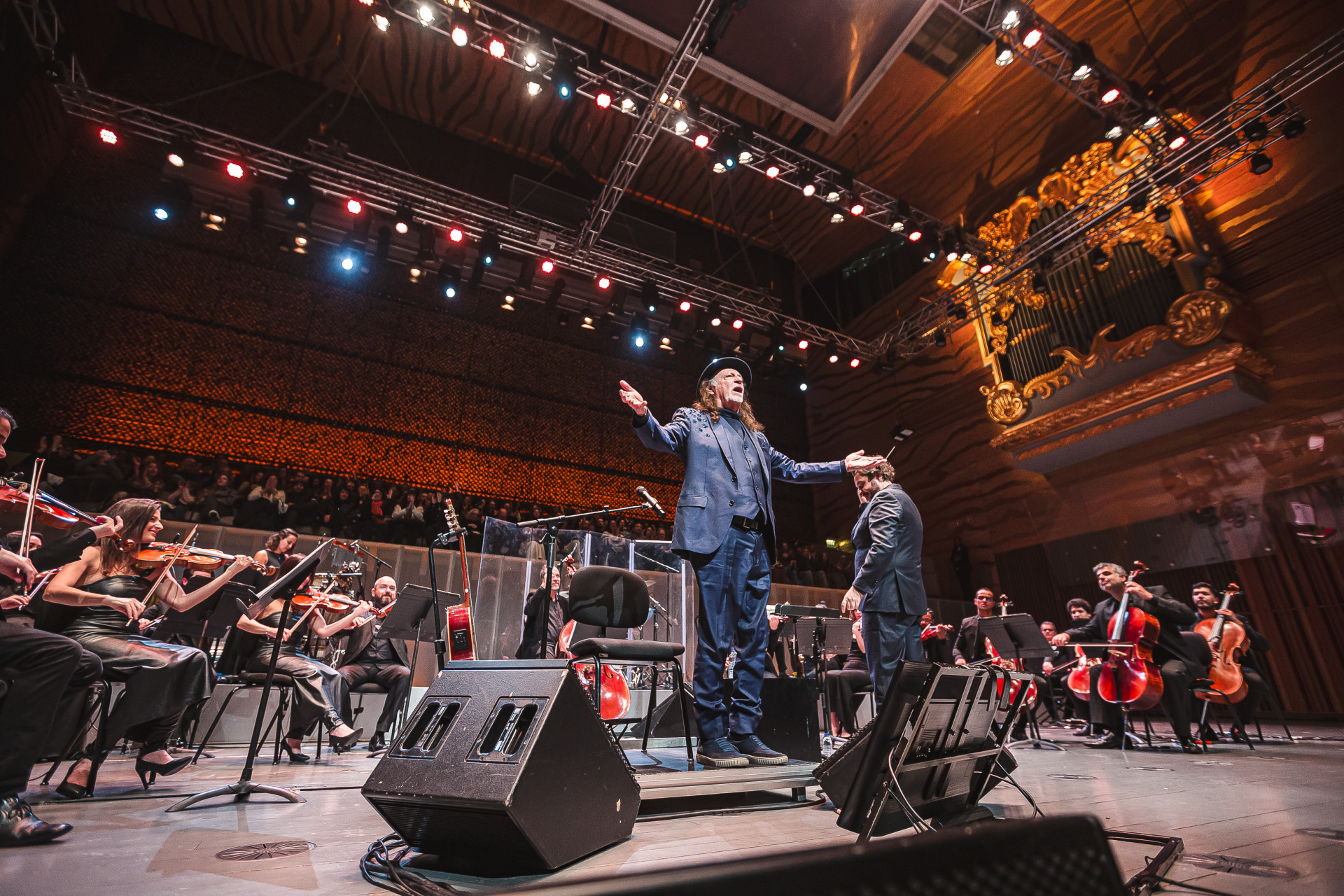 Alceu Valença se apresenta com a Orquestra Ouro Preto em Copacabana, no sábado (15) - Rapha Garcia / Divulgação