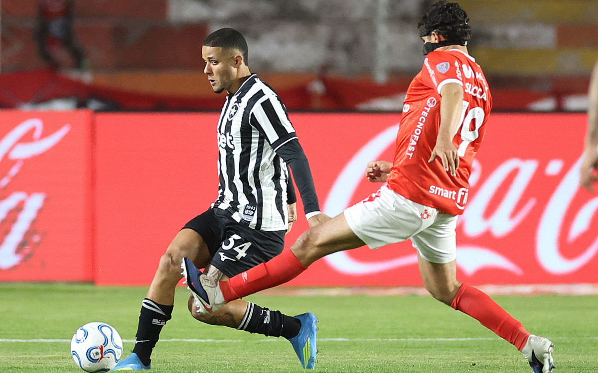 Justino.  Cienciano x Botafogo pela Conmebol Sulamericana no Estadio Inca Garcilaso de la Vega, 13 de Agosto de 2026, Cusci, Peru . 