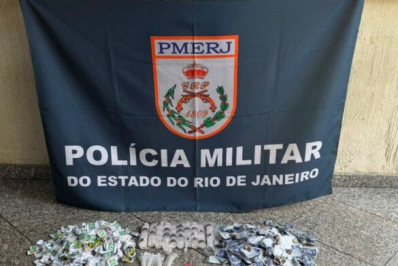 PM apreende drogas escondidas em mata no Vale do Ipiranga, em Barra do Piraí