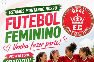 Real Esporte Clube abre seleção para formar times de futebol feminino