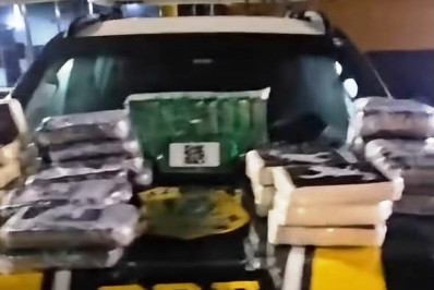 PRF e PF apreendem 52 kg de cocaína a caminho de Macaé