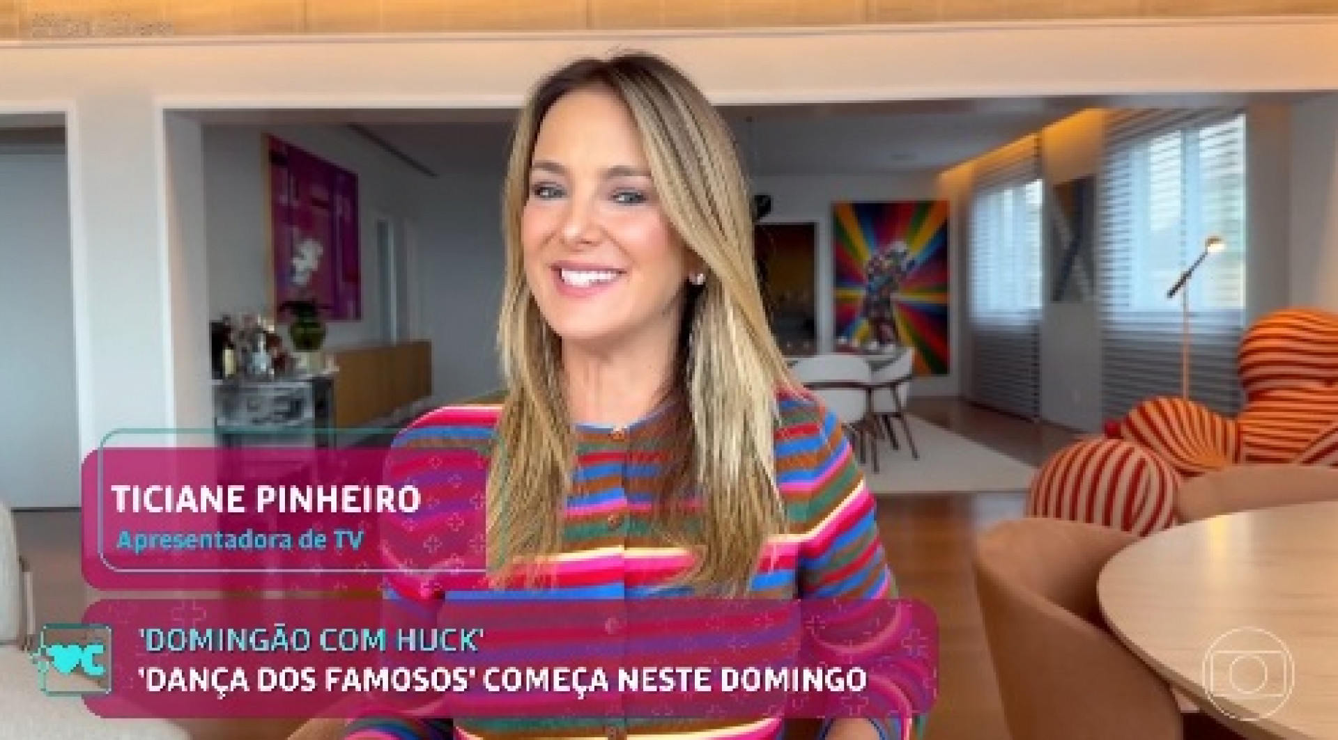Ticiane Pinheiro revelou a participação durante o 'Mais Você' - Reprodução de vídeo