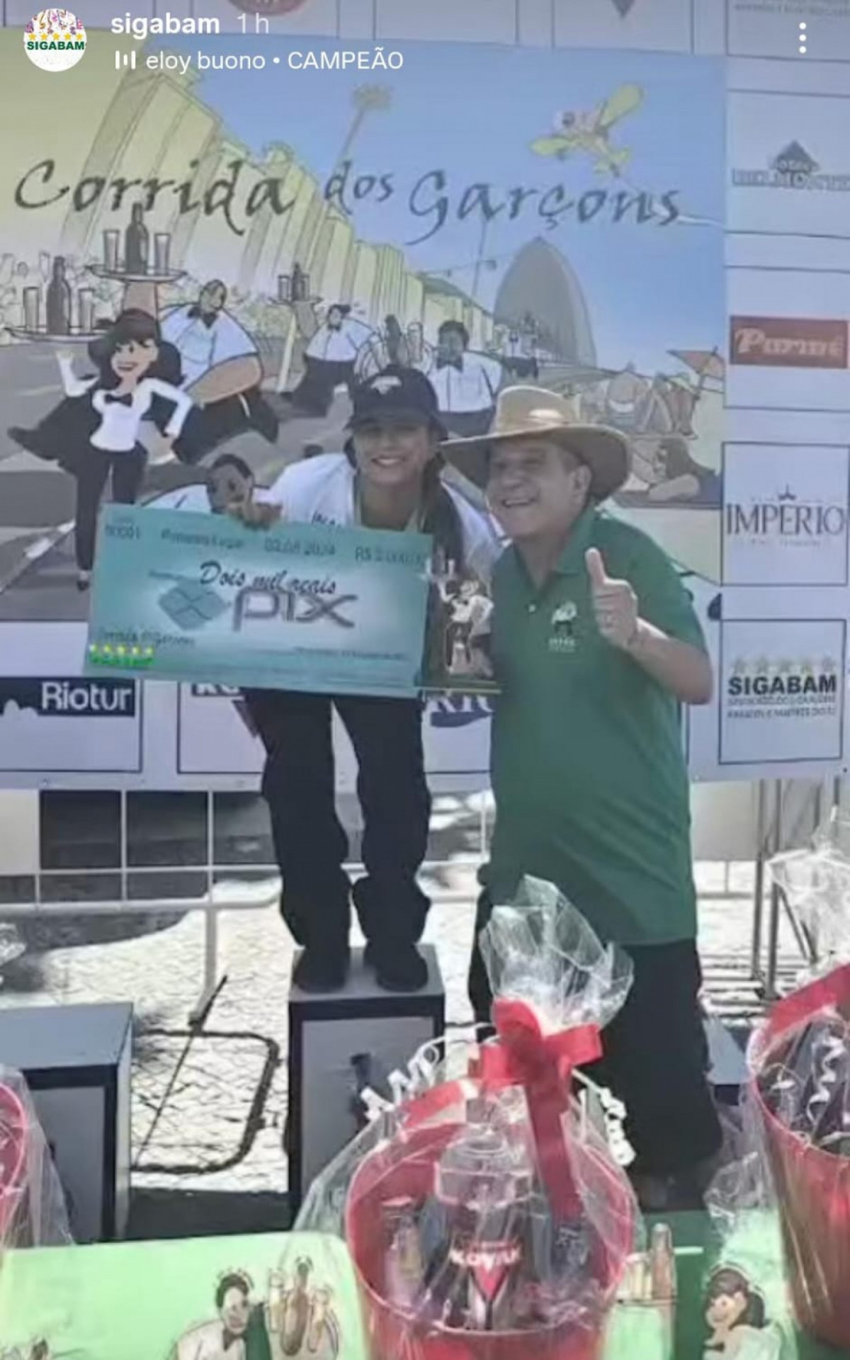 Thayná foi campeã na categoria feminina em 2025 - Arquivo Pessoal