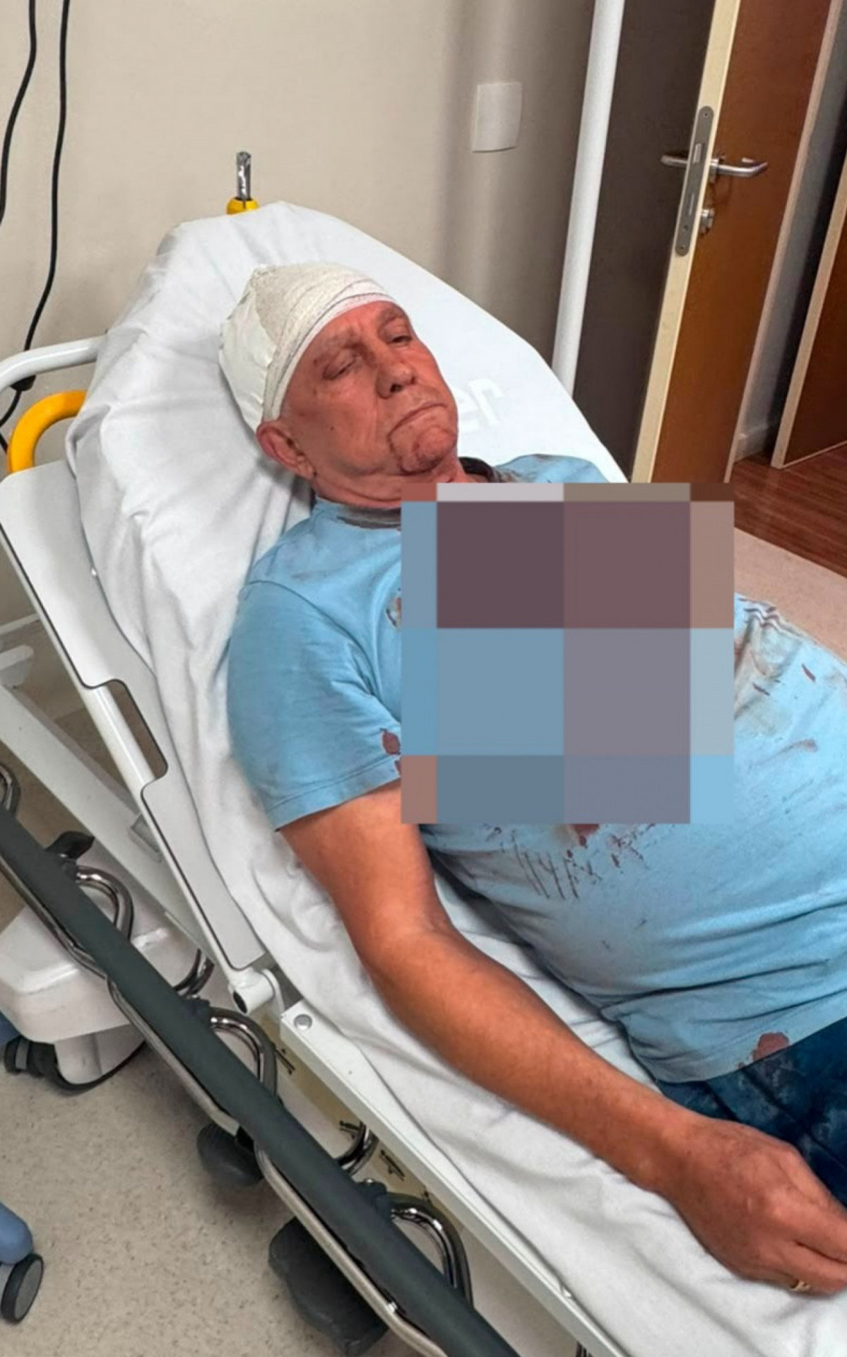 A Polícia Civil investiga o caso de agressão contra Artur Garcia Botelho, de 64 anos - Arquivo pessoal