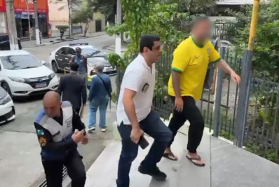Homem é preso com rolos de fibra óptica furtados em Niterói