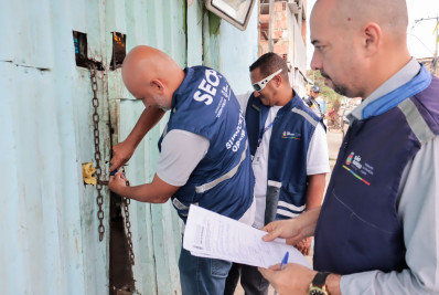 Operação da Subsecretaria de Posturas de São Gonçalo interdita dois ferros-velhos