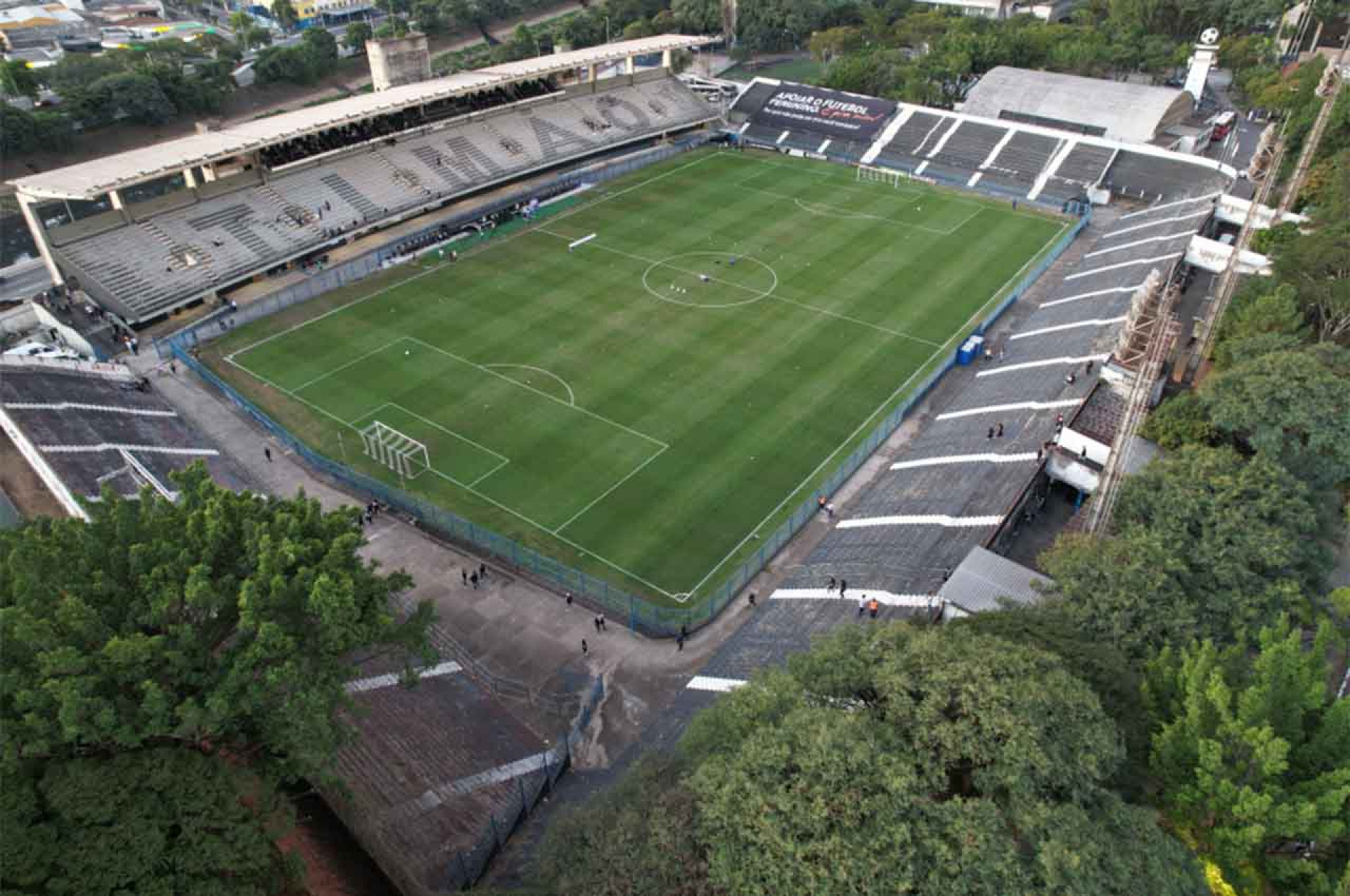 Est&aacute;dio Alfredo Sch&uuml;rig, a Fazendinha, do Corinthians - Divulga&ccedil;&atilde;o/Corinthians