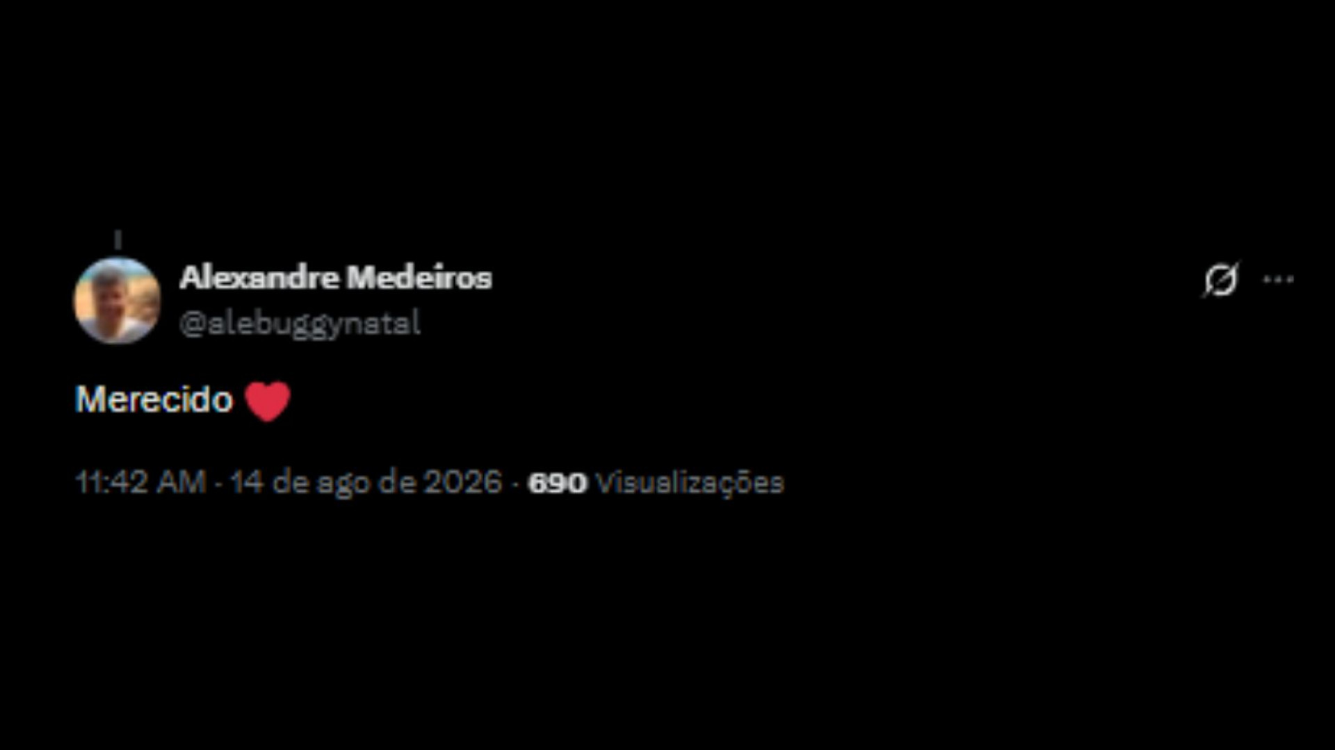 Pedidos para amistoso comemorativo de despedida para o meio-campista, Nenê, pelo Vasco - Reprodução/X @alebuggynatal