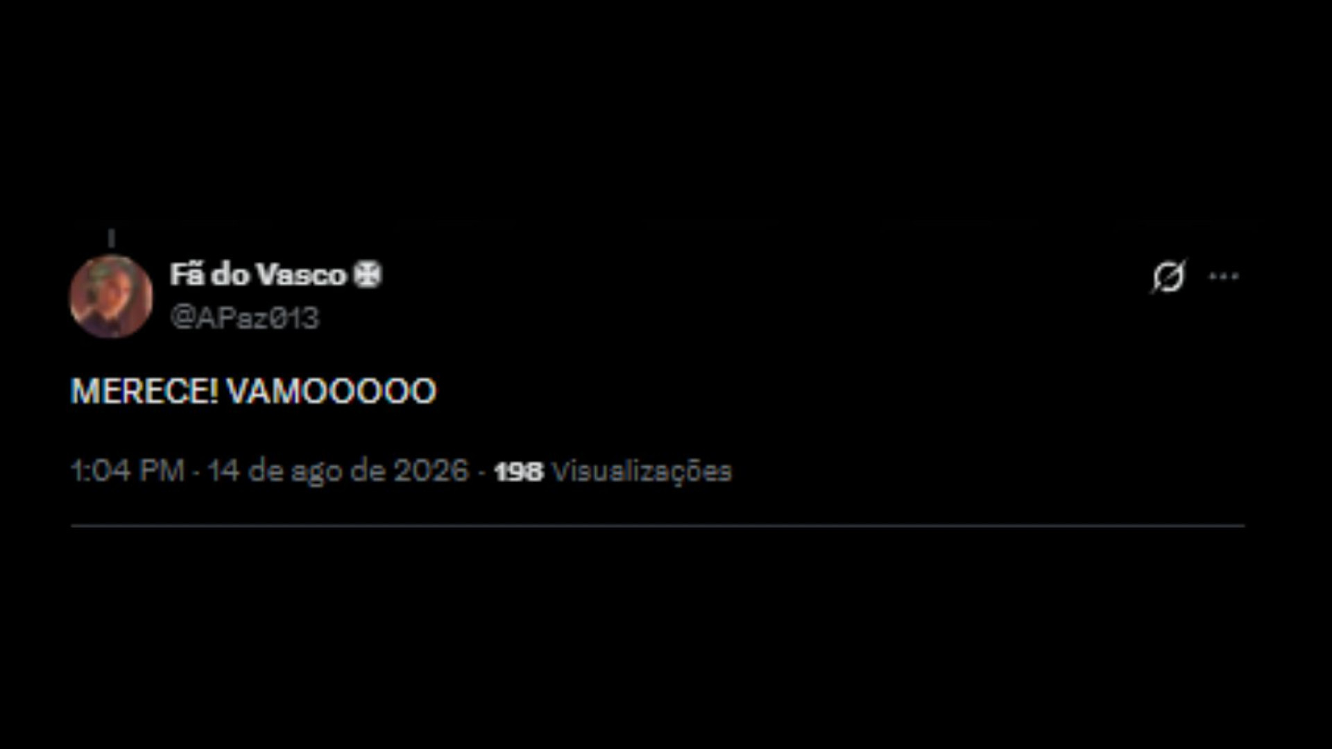 Pedidos para amistoso comemorativo de despedida para o meio-campista, Nenê, pelo Vasco - Reprodução/X @APaz013
