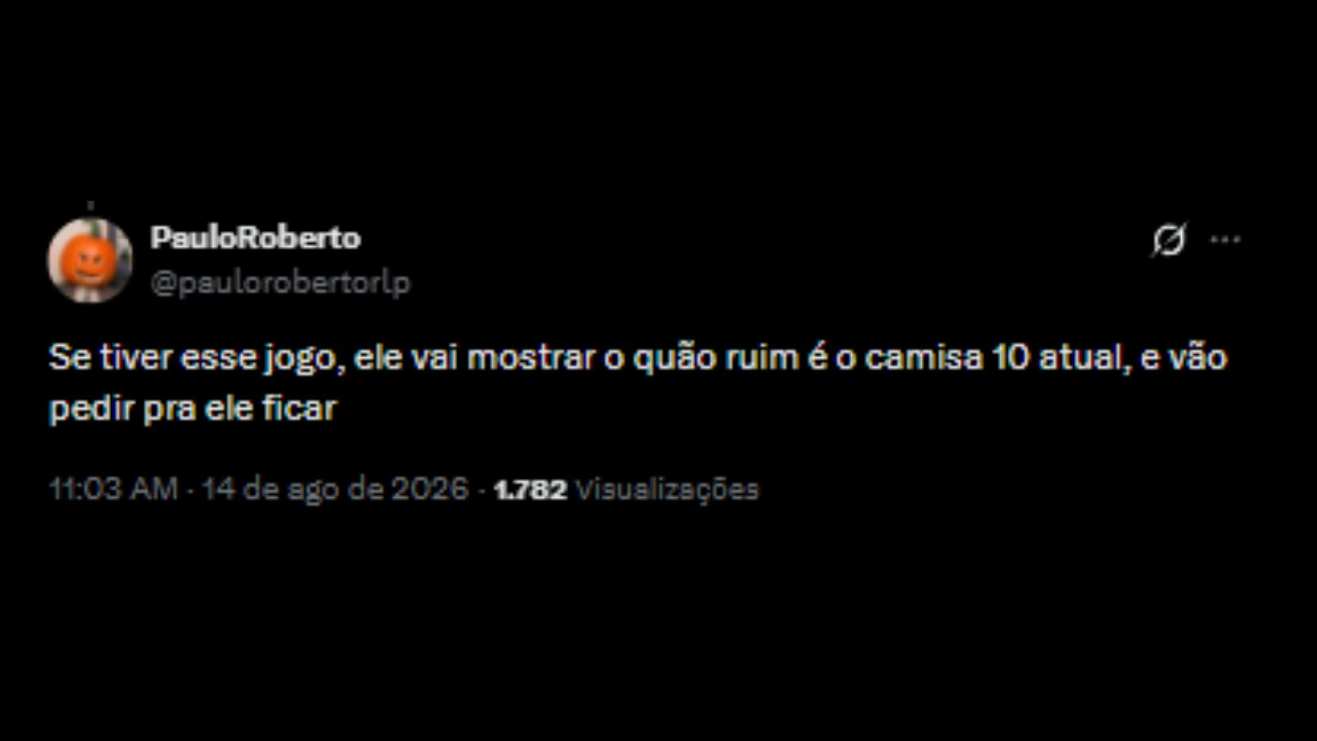 Pedidos para amistoso comemorativo de despedida para o meio-campista, Nenê, pelo Vasco - Reprodução/X @paulorobertolrp
