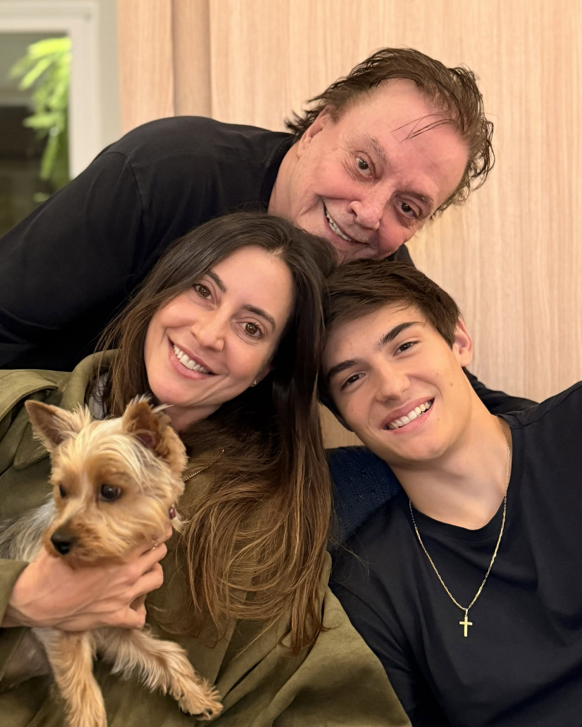 Fábio Jr, Krízia e Záion - Reprodução/Instagram