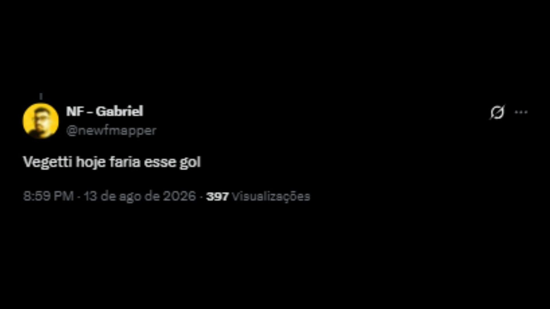 Críticas ao Spinelli após gol perdido, contra o Olímpia, pela Sul-Americana - Reprodução/X @newfmapper