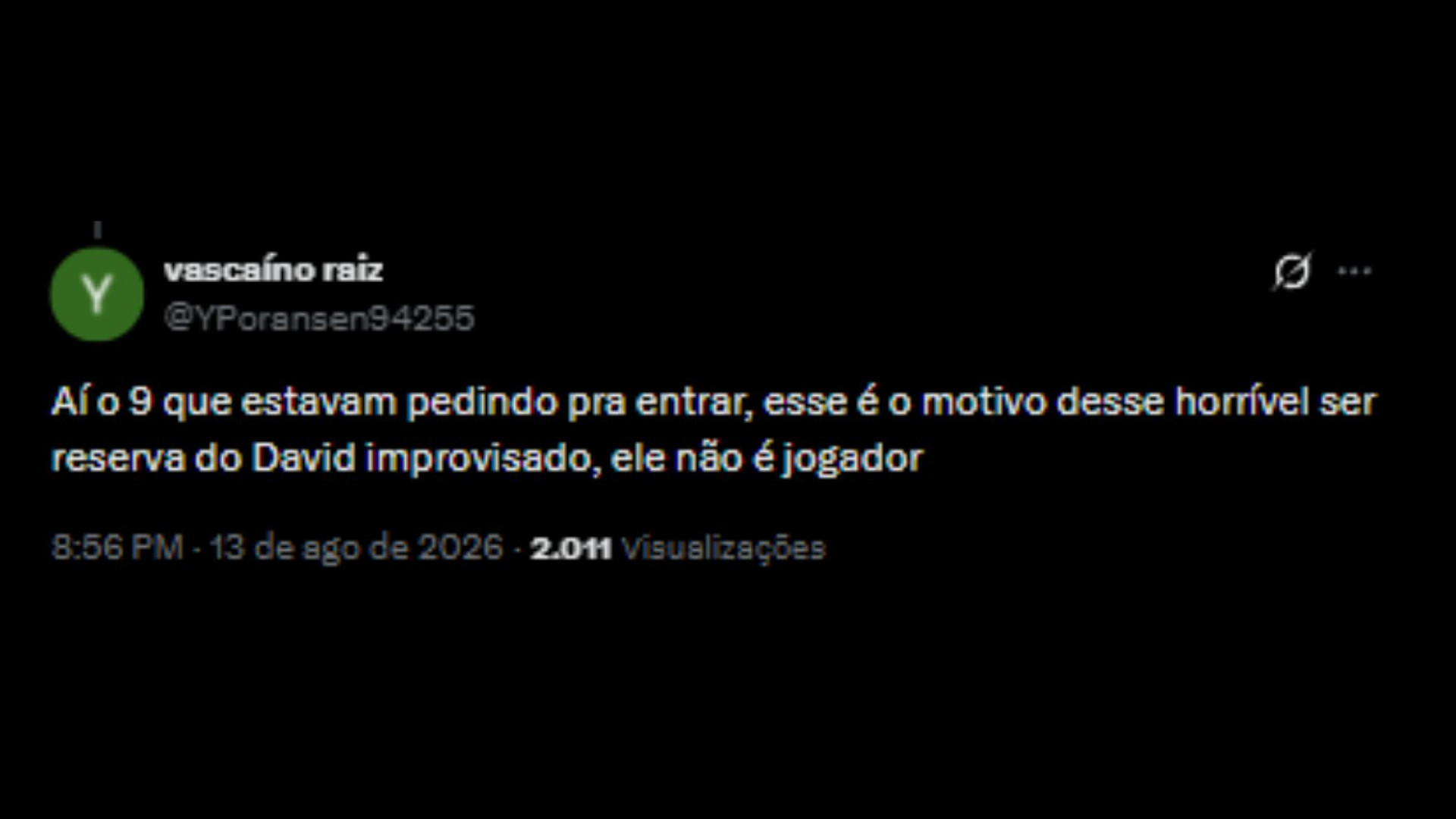 Críticas ao Spinelli após gol perdido, contra o Olímpia, pela Sul-Americana - Reprodução/X @YPorasen94255