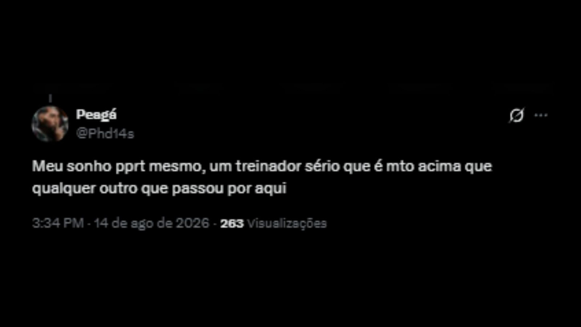 Torcedores animados com a especulação da vinda de Sérgio Conceição para o Fluminense - Reprodução/X @Phd14s