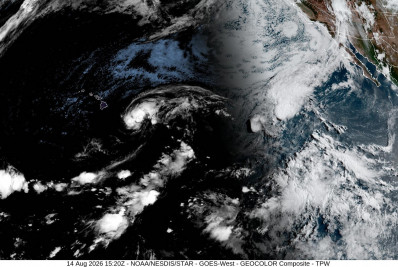 Tempestade tropical Lala atinge Havaí com chuvas torrenciais