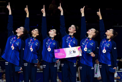 Bronze no Mundial, Brasil garante vaga olímpica na ginástica rítmica