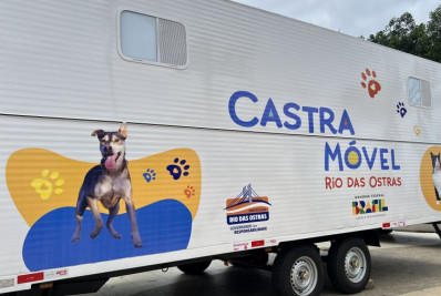 CastraMóvel levará atendimento gratuito a cães e gatos em Rio das Ostras