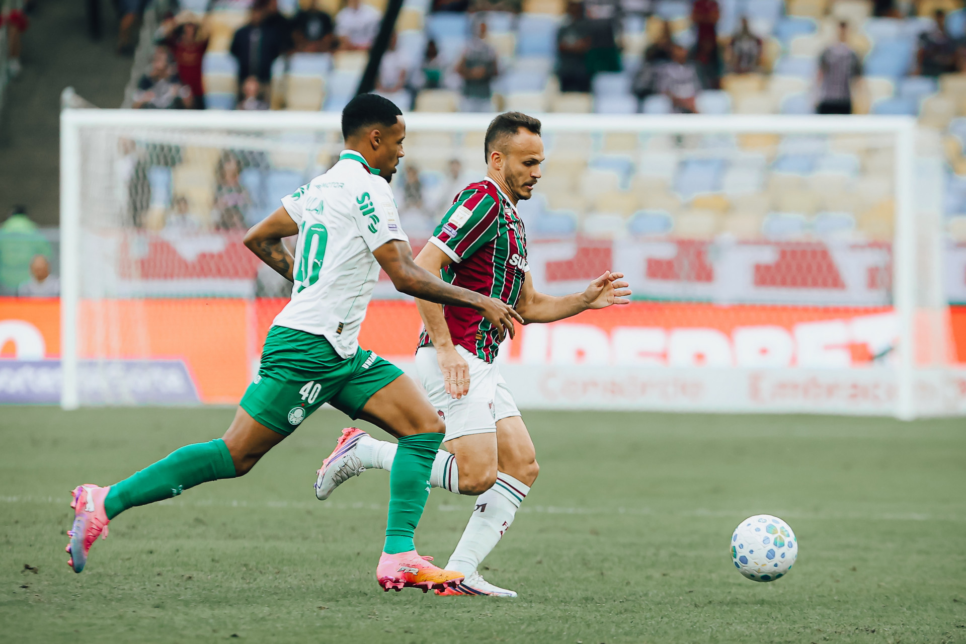 Rio de Janeiro, Brasil - 15/08/2026 - Estádio Maracanã.
Fluminense enfrenta o Palmeiras esta tarde no Maracanã pela 23ª rodada do Campeonato Brasileiro 2026.
FOTO: LUCAS MERÇON / FLUMINENSE F.C.
IMPORTANTE: Imagem destinada a uso institucional e divulgação, seu
uso comercial está vetado incondicionalmente por seu autor e o
Fluminense Football Club.É obrigatório mencionar o nome do autor ou
usar a imagem.
.
IMPORTANT: Image intended for institutional use and distribution.
Commercial use is prohibited unconditionally by its author and
Fluminense Football Club. It is mandatory to mention the name of the
author or use the image.
.
IMPORTANTE: Imágen para uso solamente institucional y distribuición. El
uso comercial es prohibido por su autor y por el Fluminense FootballClub.
És mandatório mencionar el nombre del autor ao usar el imágen. - LUCAS MERÇON / FLUMINENSE F.C.