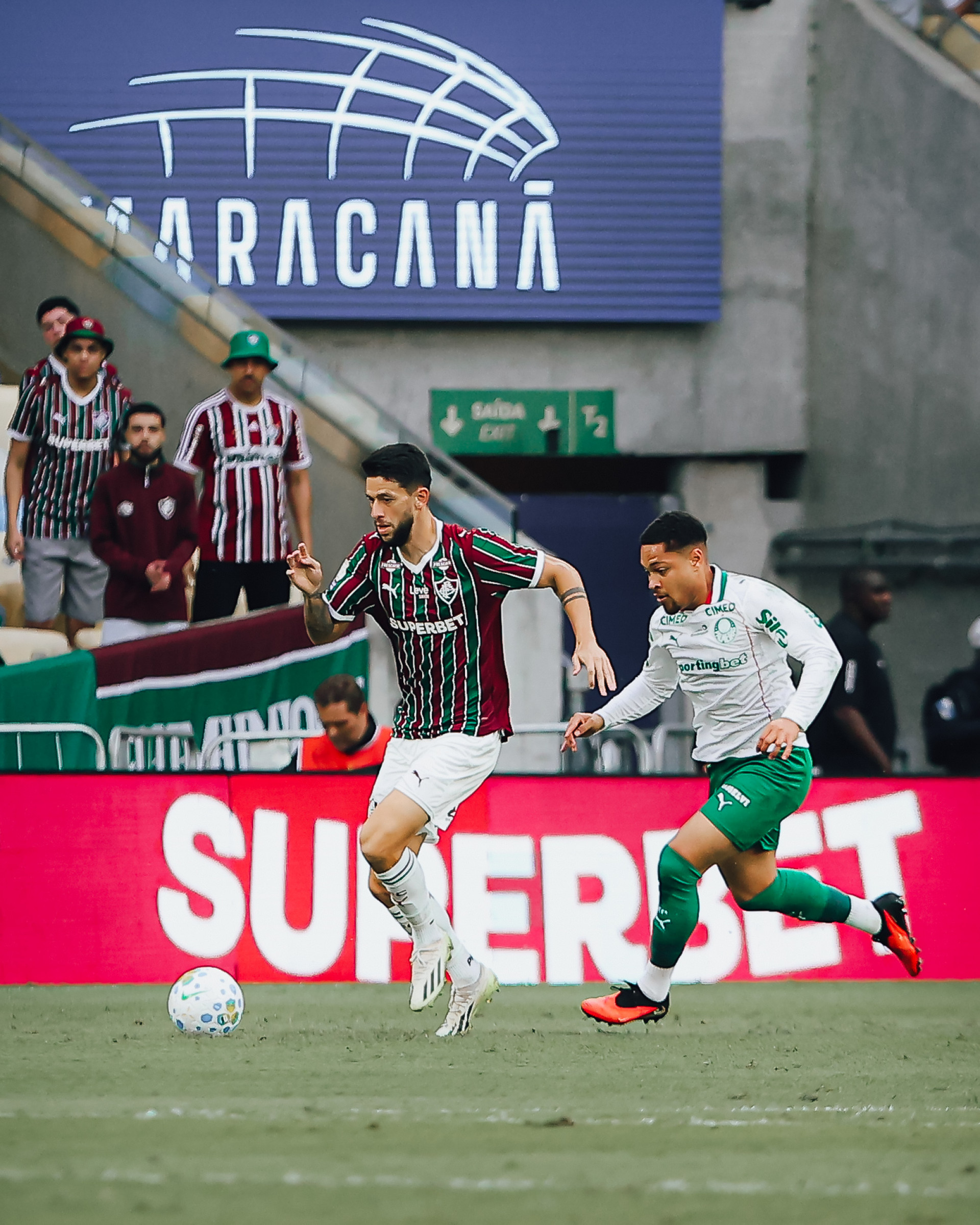 Rio de Janeiro, Brasil - 15/08/2026 - Estádio Maracanã.
Fluminense enfrenta o Palmeiras esta tarde no Maracanã pela 23ª rodada do Campeonato Brasileiro 2026.
FOTO: LUCAS MERÇON / FLUMINENSE F.C.
IMPORTANTE: Imagem destinada a uso institucional e divulgação, seu
uso comercial está vetado incondicionalmente por seu autor e o
Fluminense Football Club.É obrigatório mencionar o nome do autor ou
usar a imagem.
.
IMPORTANT: Image intended for institutional use and distribution.
Commercial use is prohibited unconditionally by its author and
Fluminense Football Club. It is mandatory to mention the name of the
author or use the image.
.
IMPORTANTE: Imágen para uso solamente institucional y distribuición. El
uso comercial es prohibido por su autor y por el Fluminense FootballClub.
És mandatório mencionar el nombre del autor ao usar el imágen. - LUCAS MERÇON / FLUMINENSE F.C.