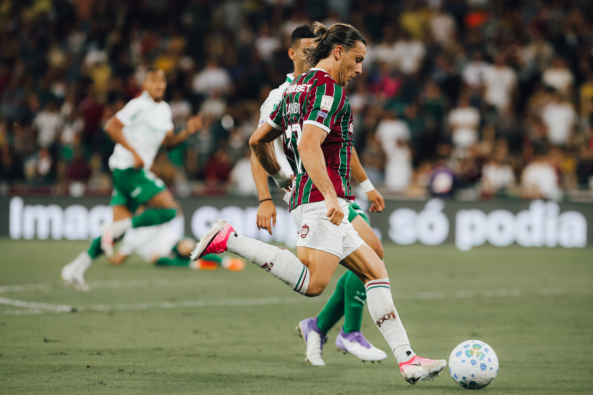 Rio de Janeiro, Brasil - 15/08/2026 - Estádio Maracanã.
Fluminense enfrenta o Palmeiras esta tarde no Maracanã pela 23ª rodada do Campeonato Brasileiro 2026.
FOTO: LUCAS MERÇON / FLUMINENSE F.C.
IMPORTANTE: Imagem destinada a uso institucional e divulgação, seu
uso comercial está vetado incondicionalmente por seu autor e o
Fluminense Football Club.É obrigatório mencionar o nome do autor ou
usar a imagem.
.
IMPORTANT: Image intended for institutional use and distribution.
Commercial use is prohibited unconditionally by its author and
Fluminense Football Club. It is mandatory to mention the name of the
author or use the image.
.
IMPORTANTE: Imágen para uso solamente institucional y distribuición. El
uso comercial es prohibido por su autor y por el Fluminense FootballClub.
És mandatório mencionar el nombre del autor ao usar el imágen. - LUCAS MERÇON / FLUMINENSE F.C.