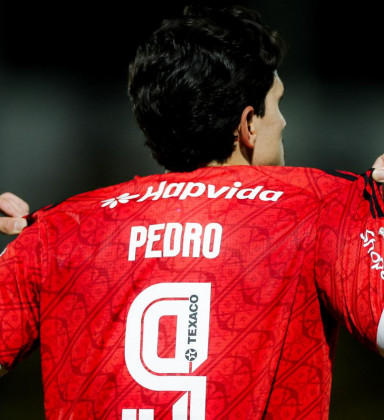 Pedro festeja objetivo cumprido: 'Chegar perto do Palmeiras'