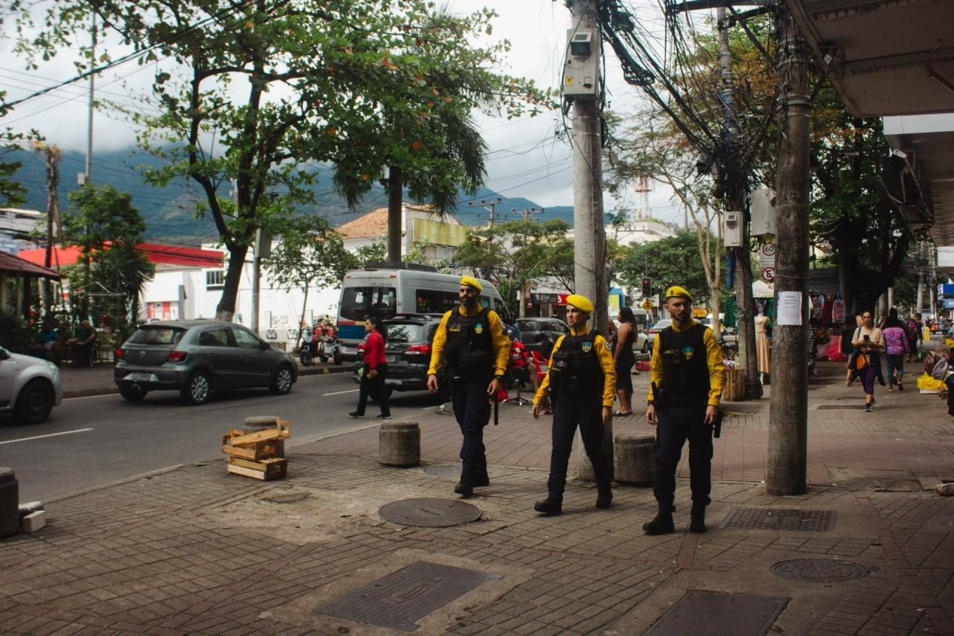 Agentes da Força Municipal começaram a atuar na Freguesia neste domingo (16) - Divulgação / Força Municipal