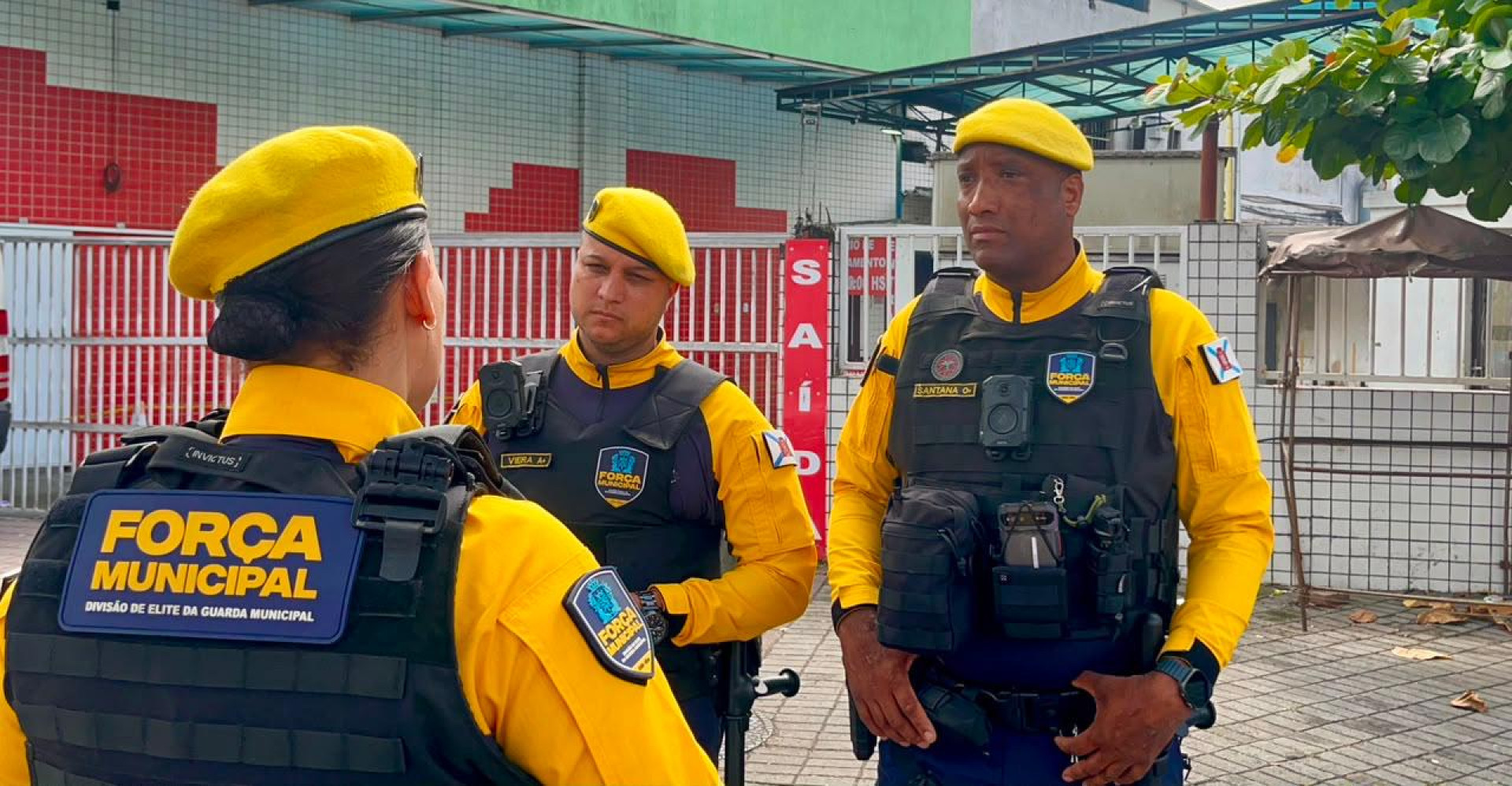 Agentes da Força Municipal começaram a atuar na Freguesia neste domingo (16) - Divulgação / Força Municipal