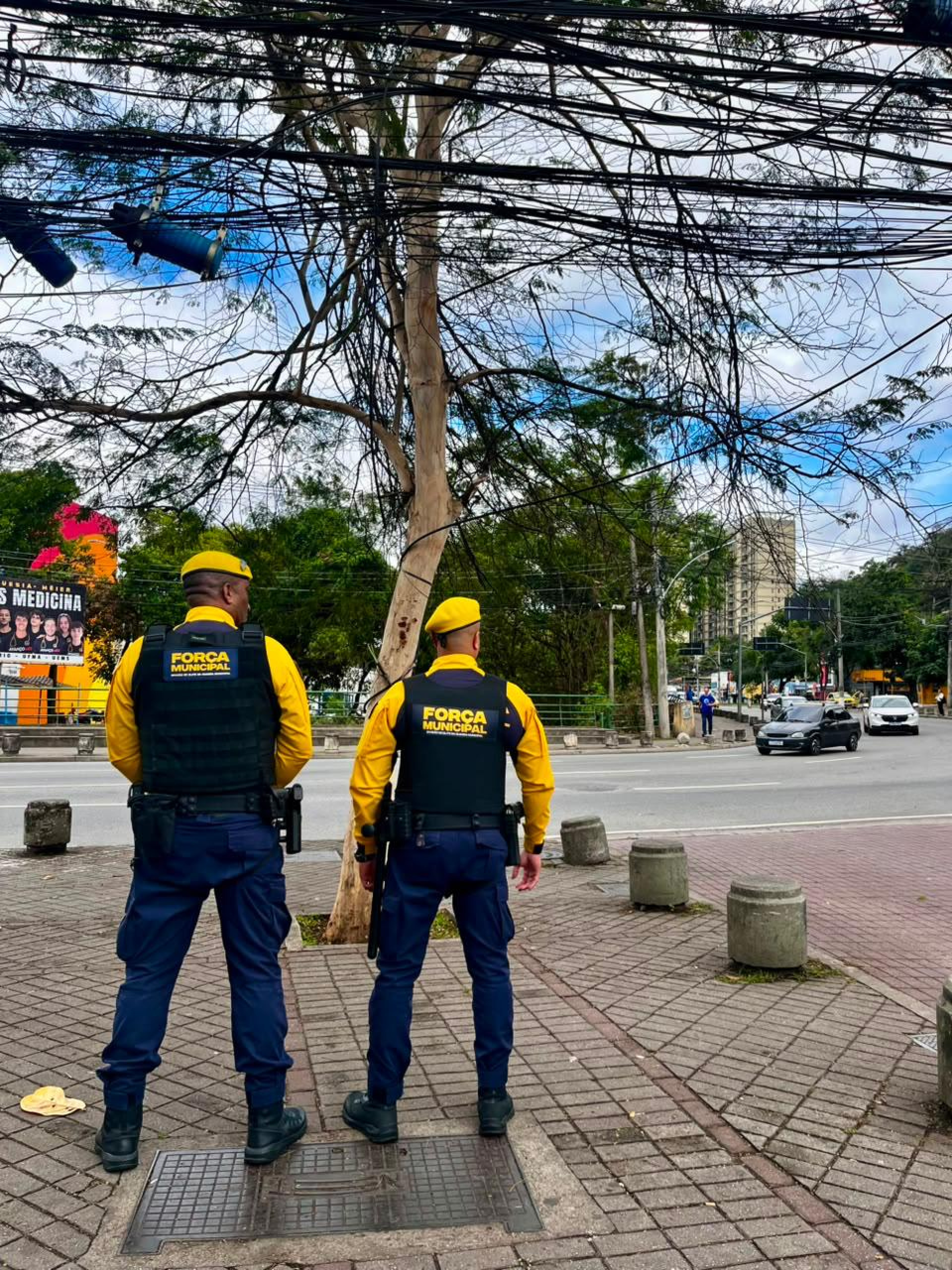 Agentes da Força Municipal começaram a atuar na Freguesia neste domingo (16) - Divulgação / Força Municipal