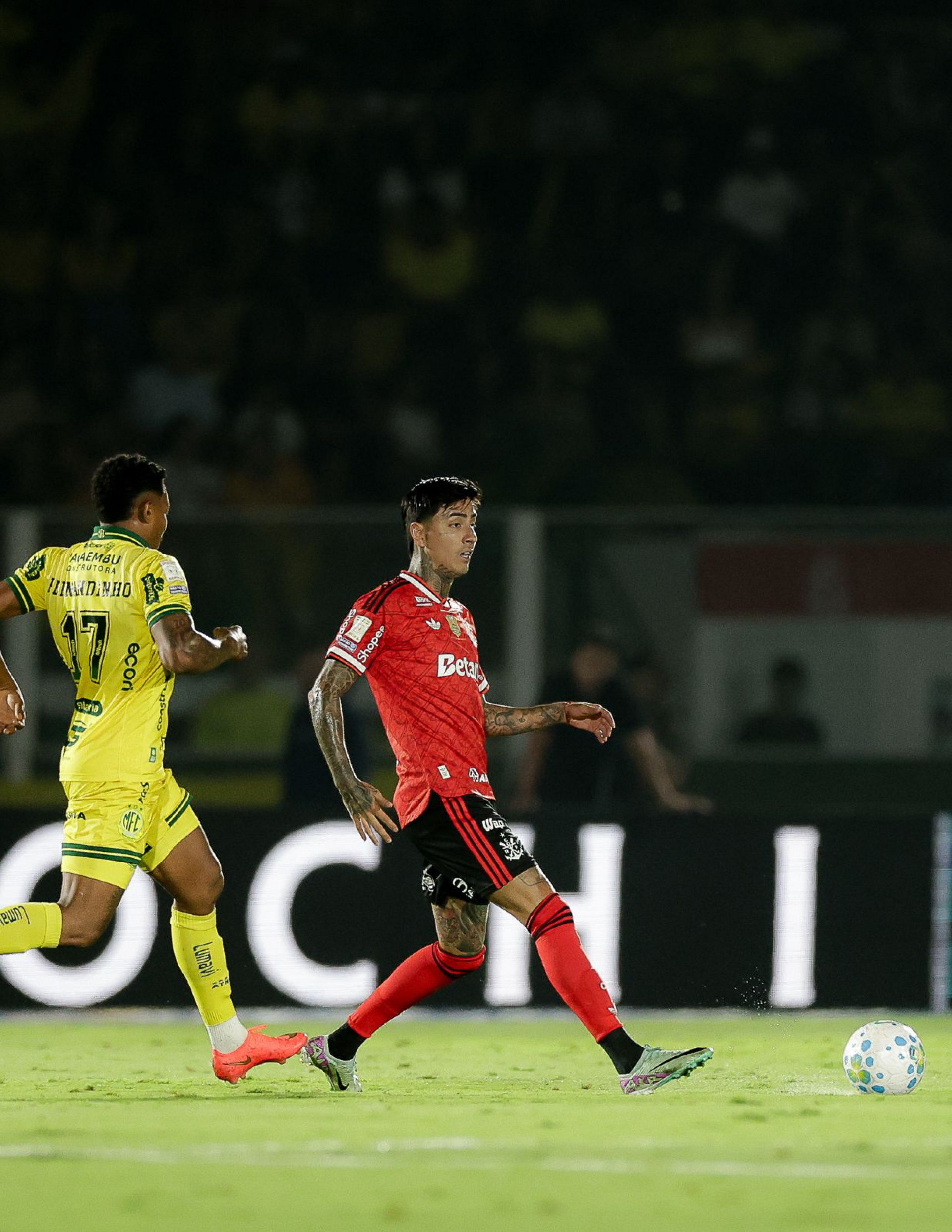 Erick Pulgar em Mirassol x Flamengo - Gilvan de Souza/Flamengo