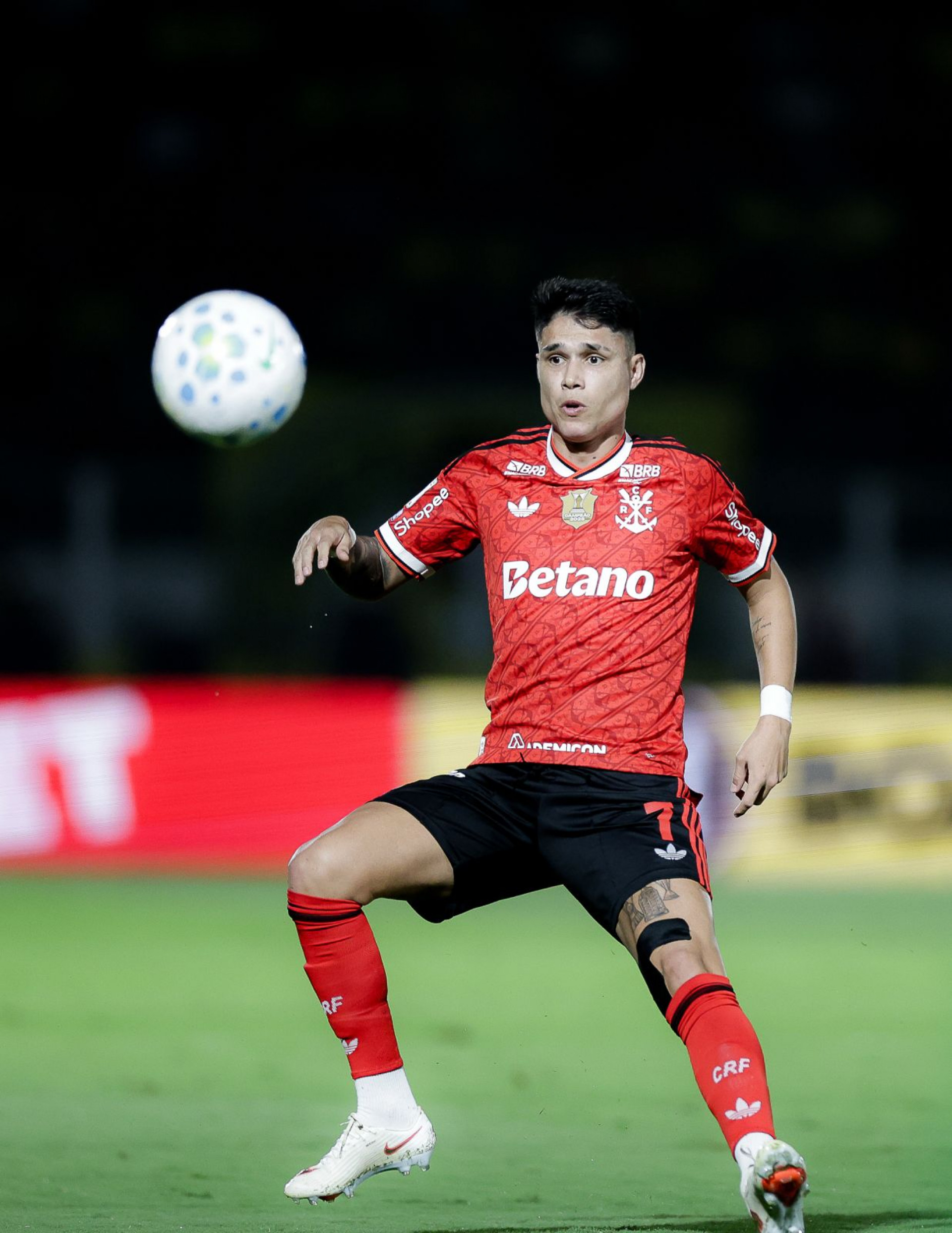 Luiz Ara&uacute;jo voltou a jogar pelo Flamengo - Gilvan de Souza/Flamengo