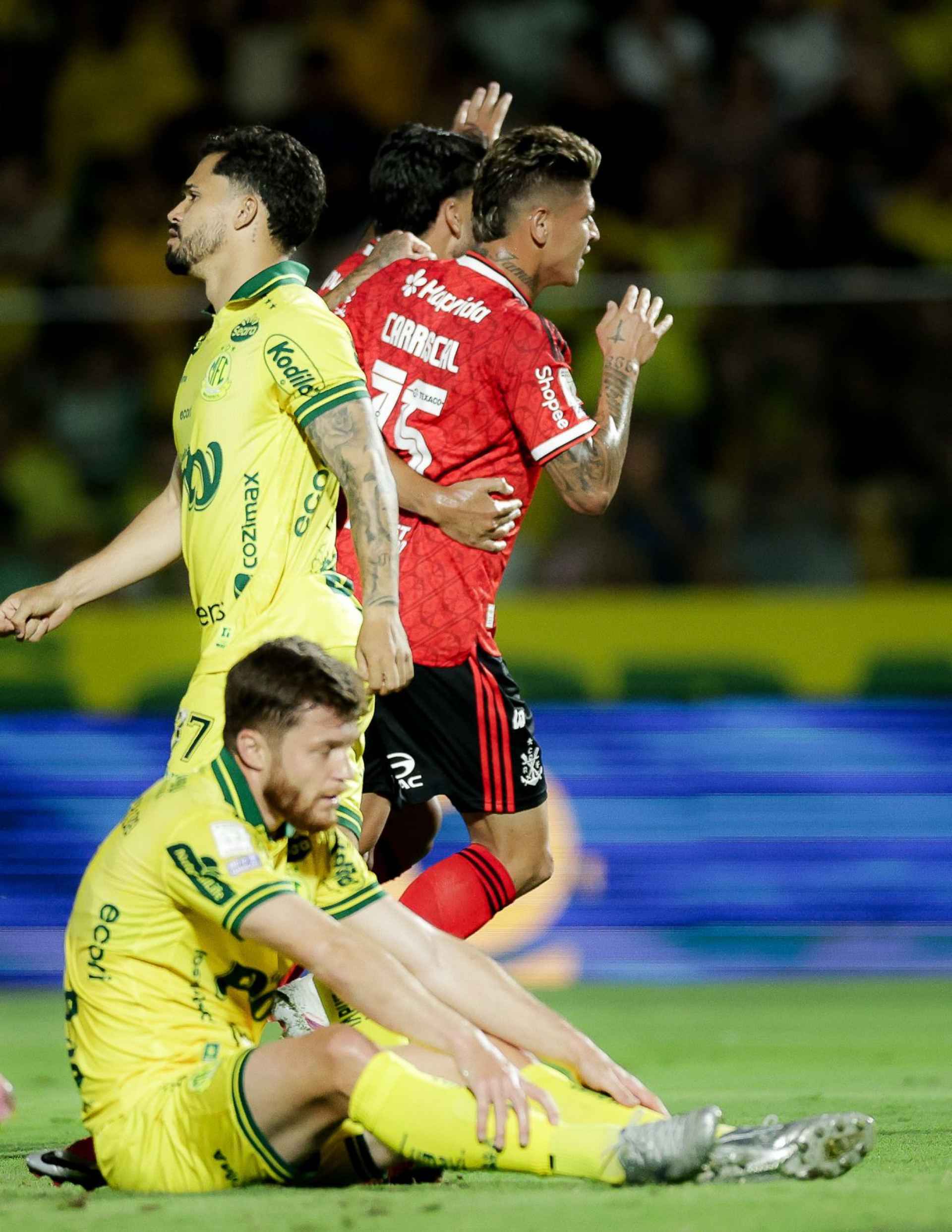 Carrascal comemora o gol contra o Mirassol - Gilvan de Souza/Flamengo