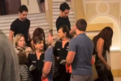 Vídeo: Anitta e Danilo Mesquita são flagrados deixando teatro no Rio
