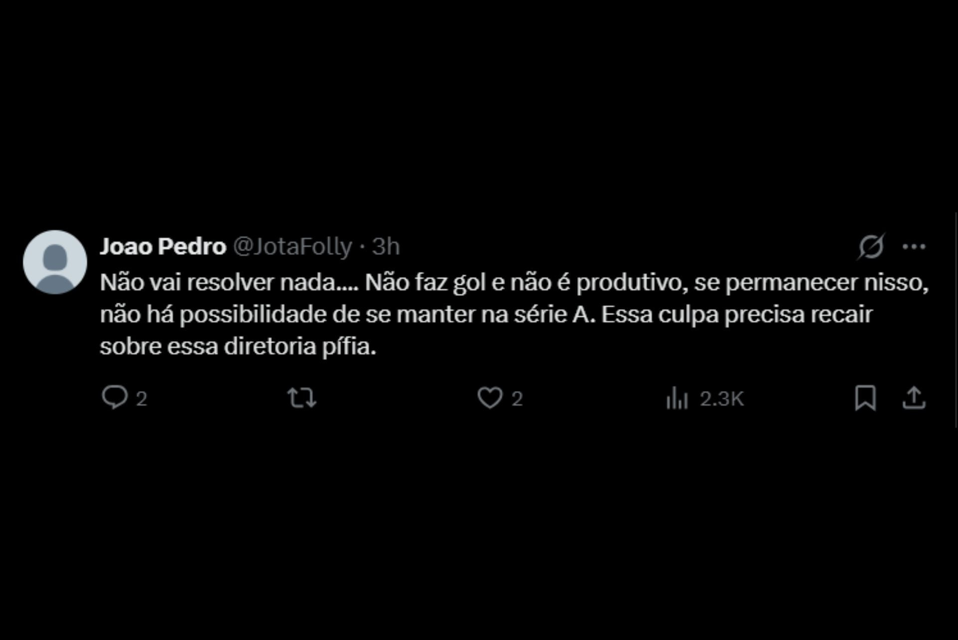 Vascaínos reprovam investida por John Mercado - Reprodução / X