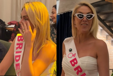 Ana Hickmann chora em chá de lingerie antes de casamento com Edu Guedes
