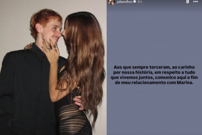 Juliano Floss e Marina Sena terminam namoro