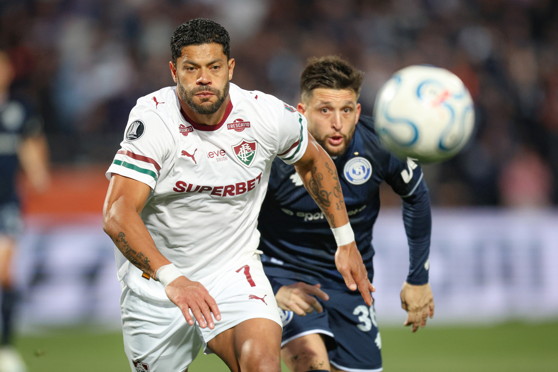 Mendoza, Argentina, 18/08/2026 - Fluminense enfrenta o Independiente Rivadavia, esta noite, no Estádio Malvinas Argentinas, pelo segundo jogo das oitavas de final da Copa Conmebol Libertadores 2026. - Marcelo Gonçalves/Fluminense
