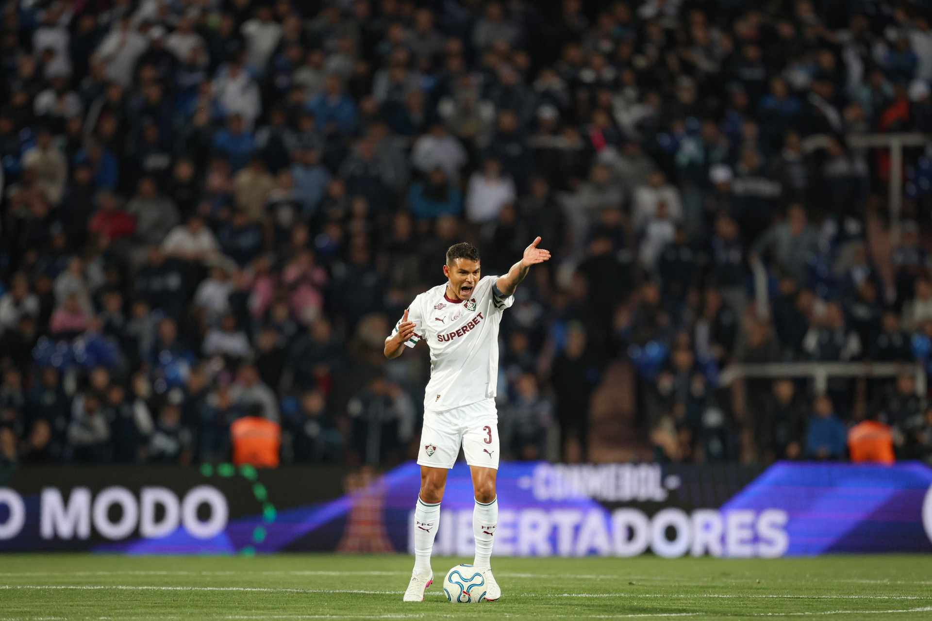 Mendoza, Argentina, 18/08/2026 - Fluminense enfrenta o Independiente Rivadavia, esta noite, no Estádio Malvinas Argentinas, pelo segundo jogo das oitavas de final da Copa Conmebol Libertadores 2026. - Marcelo Gonçalves/Fluminense