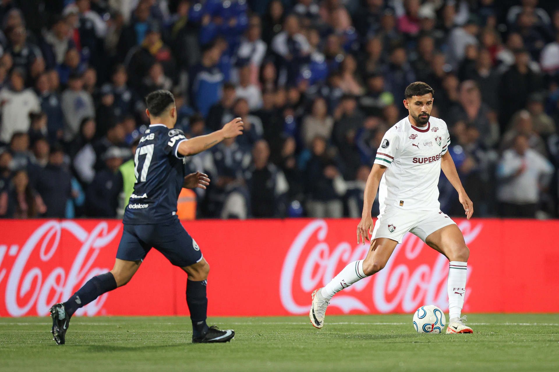 Mendoza, Argentina, 18/08/2026 - Fluminense enfrenta o Independiente Rivadavia, esta noite, no Estádio Malvinas Argentinas, pelo segundo jogo das oitavas de final da Copa Conmebol Libertadores 2026. - Marcelo Gonçalves/Fluminense