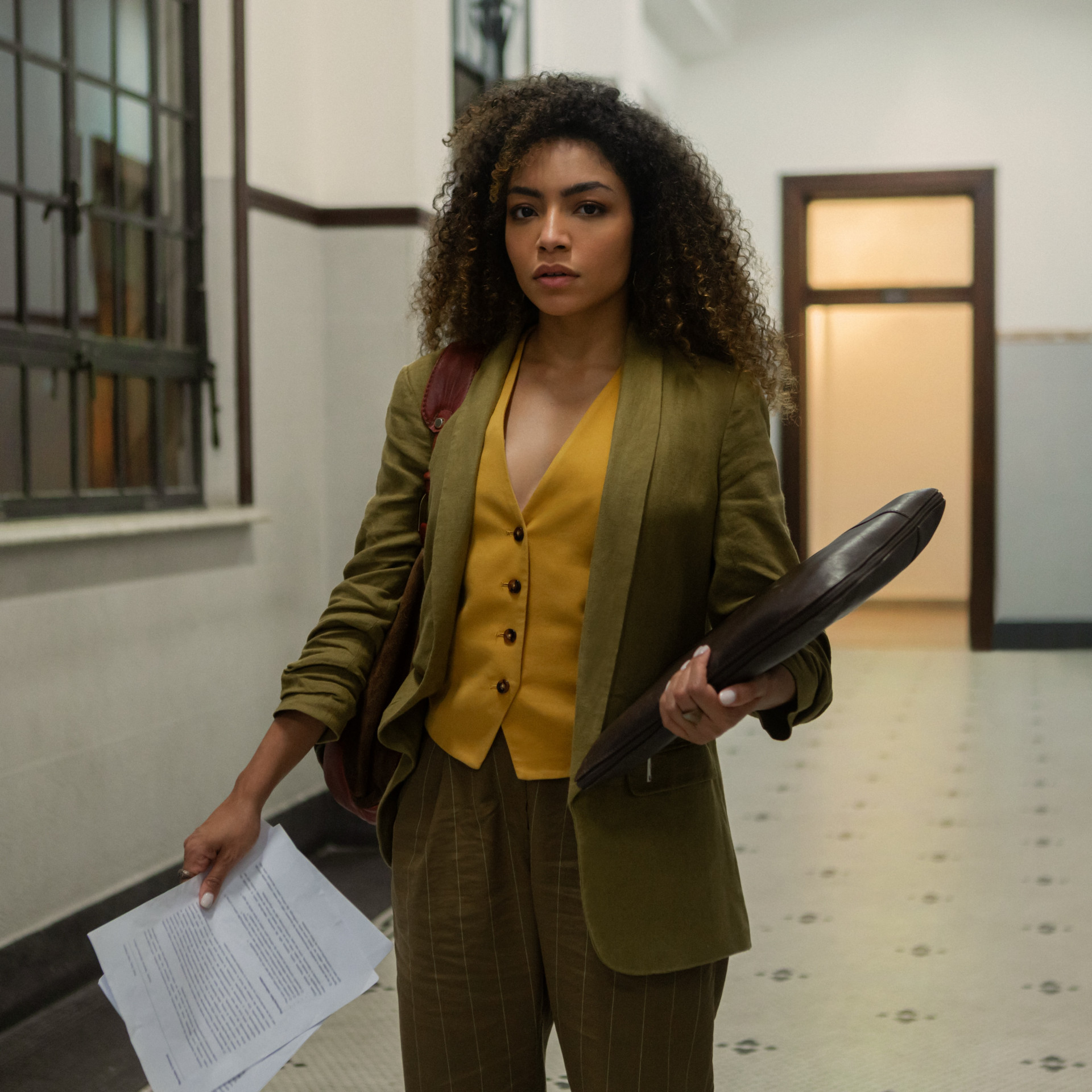 Any Gabrielly interpreta a estudante Marina  - Divulgação/Netflix