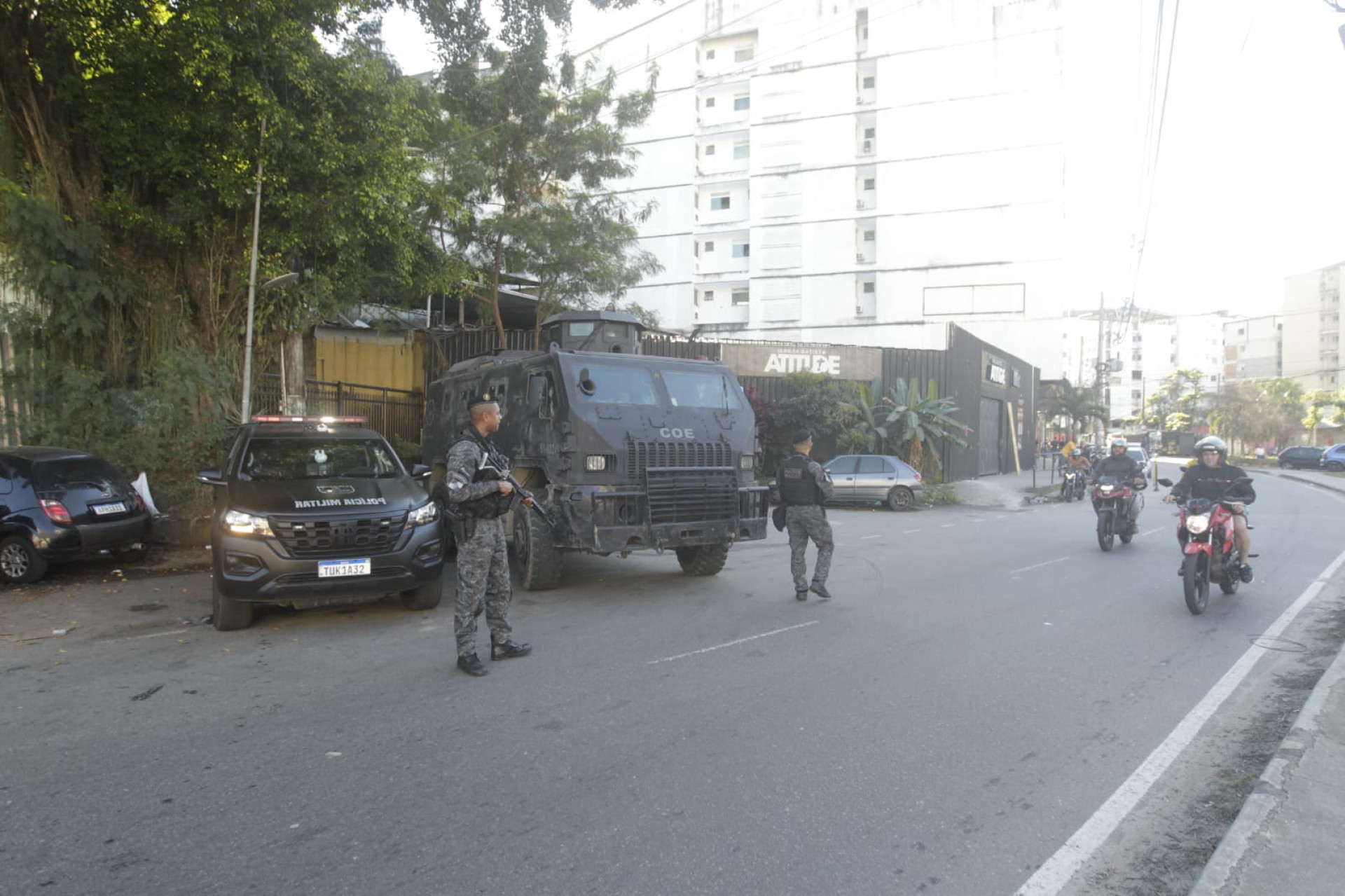 Policiamento segue reforçado na comunidade da Muzema, no Itanhangá, Zona Sudoeste do Rio - Reginaldo Pimenta/Agência O DIA