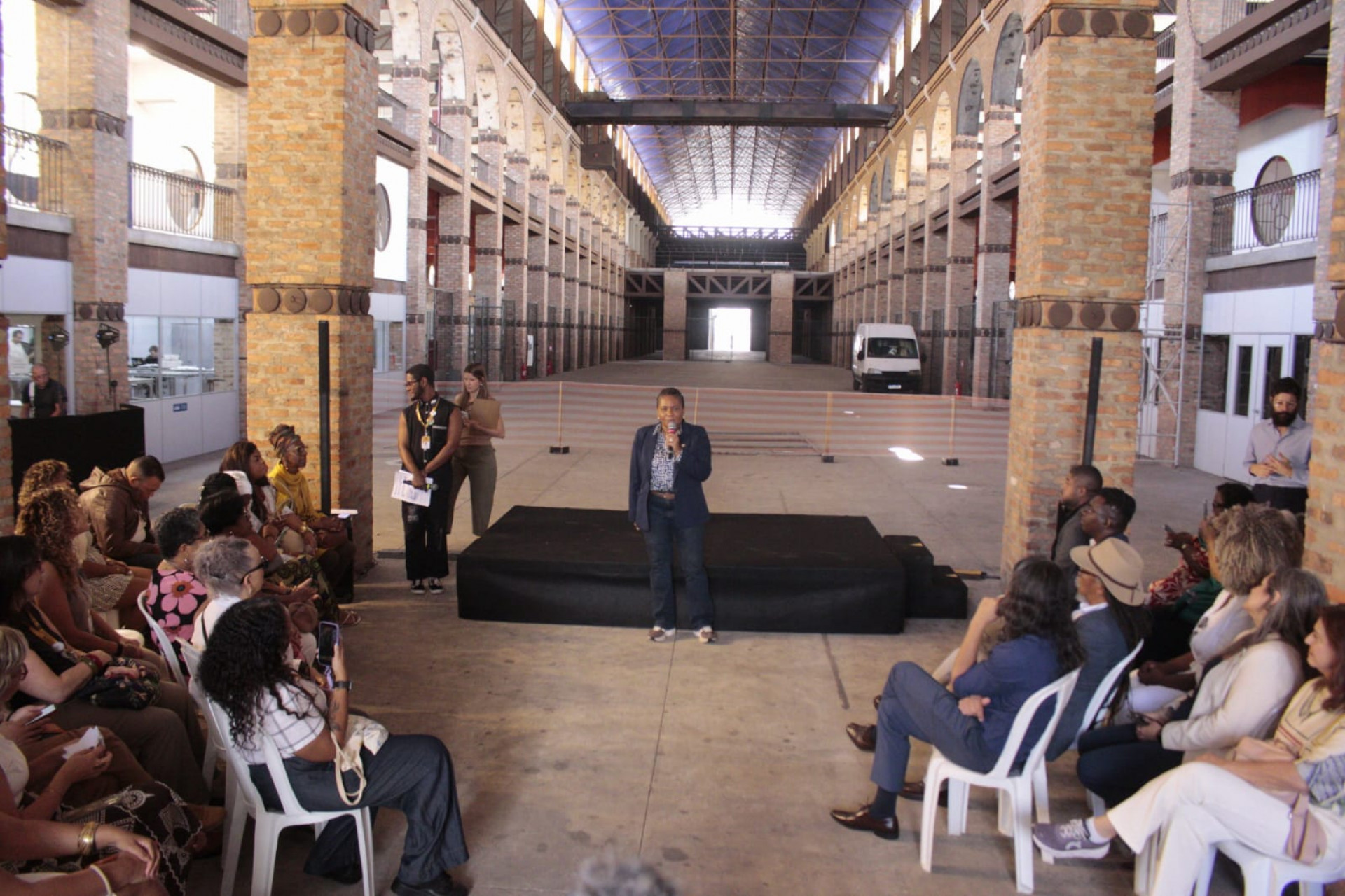 Evento contou com a participação da ministra da Cultura, Margareth Menezes.
- Carlos Elias Junior/Agência O DIA