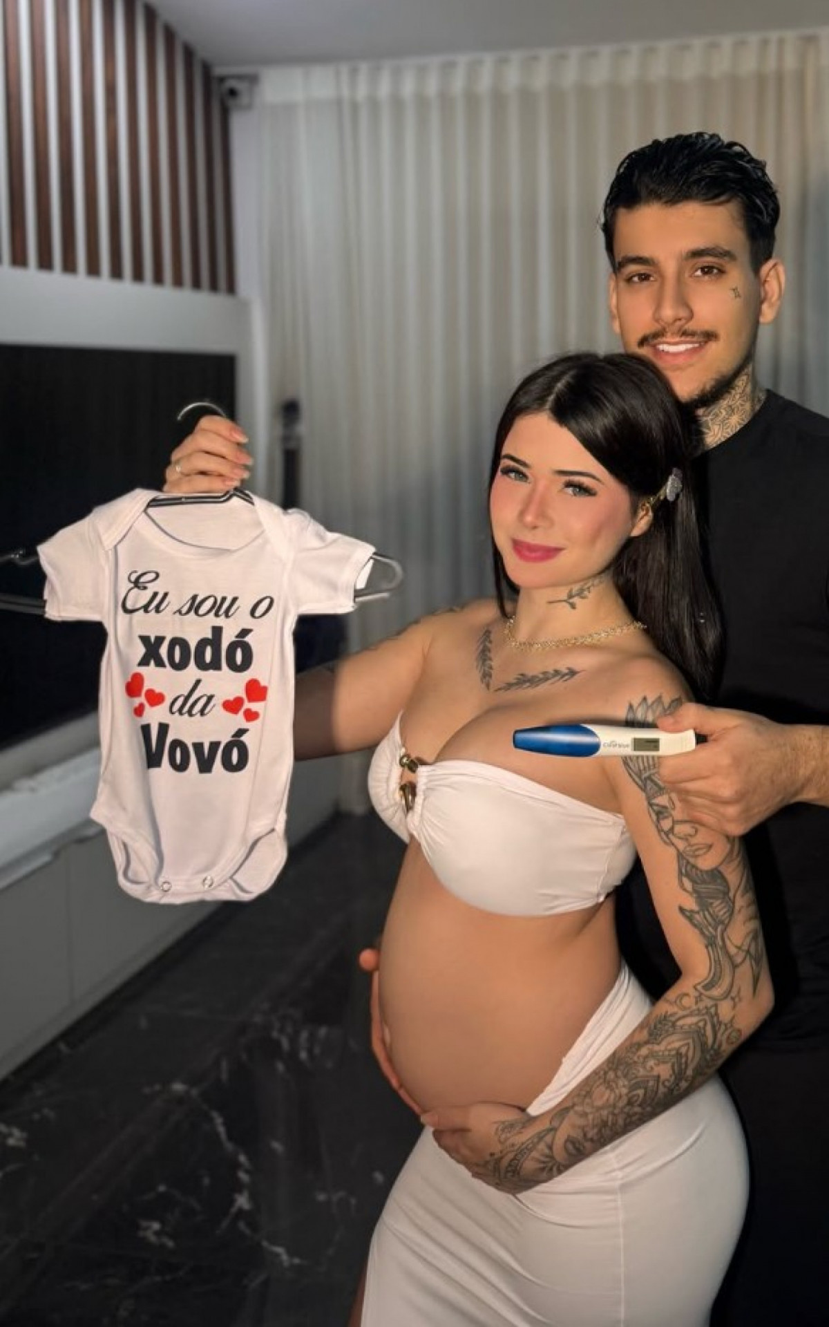 Grávida, Maya Braga, nora de Andressa Urach, revelou que pretende transformar placenta em cápsulas para consumir - Reprodução / Instagram