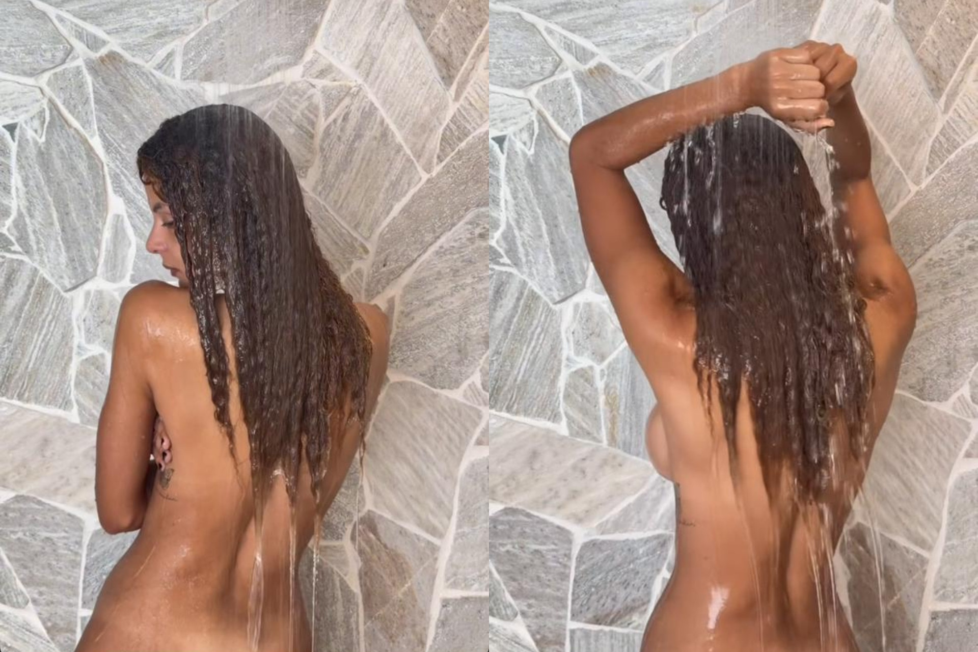 Gabriela Loran dança nua durante banho e mostra rotina da manhã - Reprodução / Instagram
