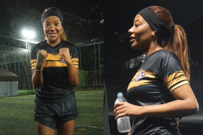 Ludmilla mostra habilidade no futebol; Neymar e Vini Jr. elogiam