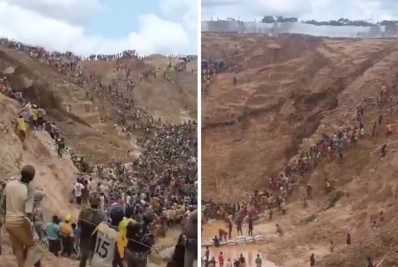 Vídeo: Deslizamento em mina na África Central mata ao menos 100 pessoas