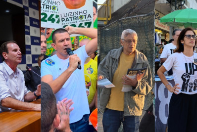 Candidatos ao Governo do RJ cumprem agenda no quinto dia de campanha