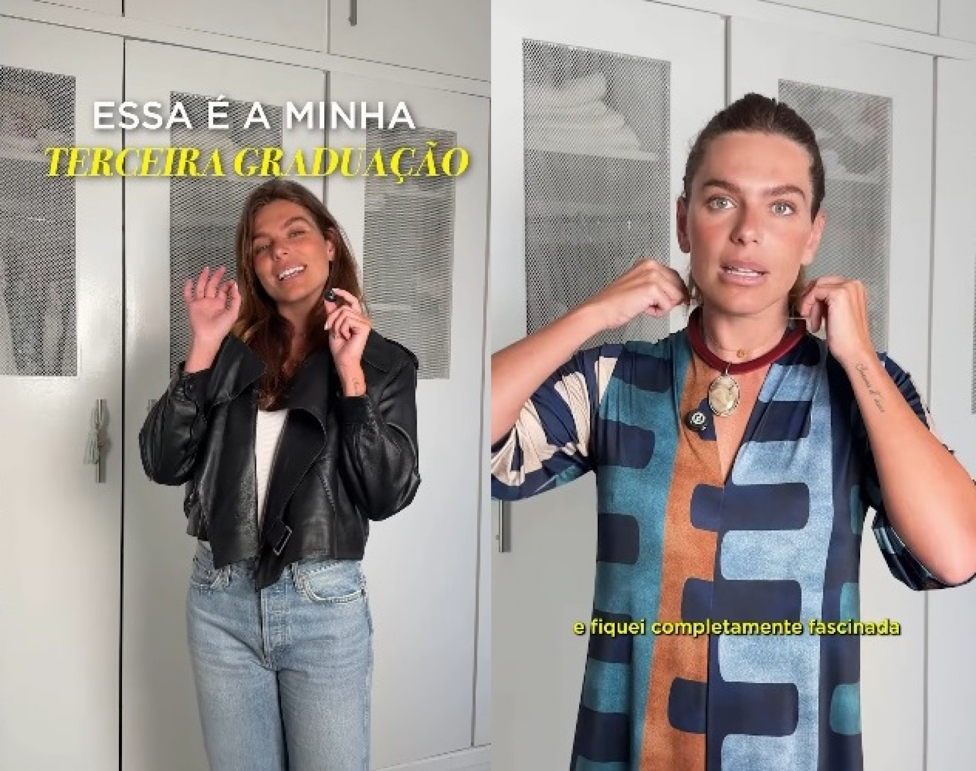 Mariana Goldfarb se arrumou para aula na faculdade  - Reprodução/Instagram 