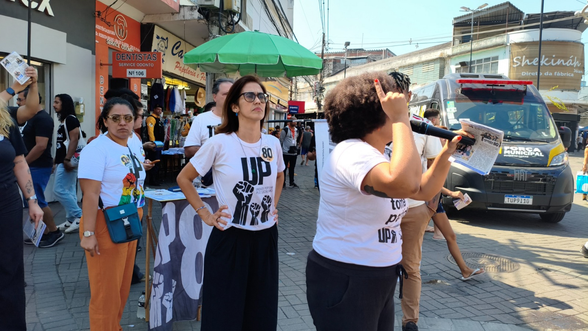 Juliete Pantoja com a candidata à Presidência da República pelo partido, Samara Martins - Divulgação